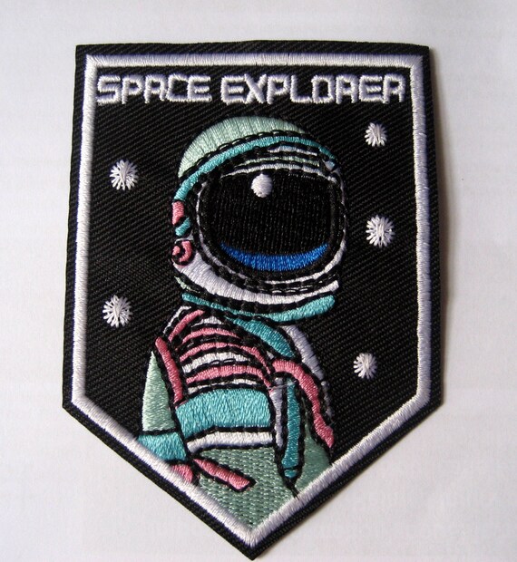 Space Explorer Embroidered Patch Astronaut science fiction