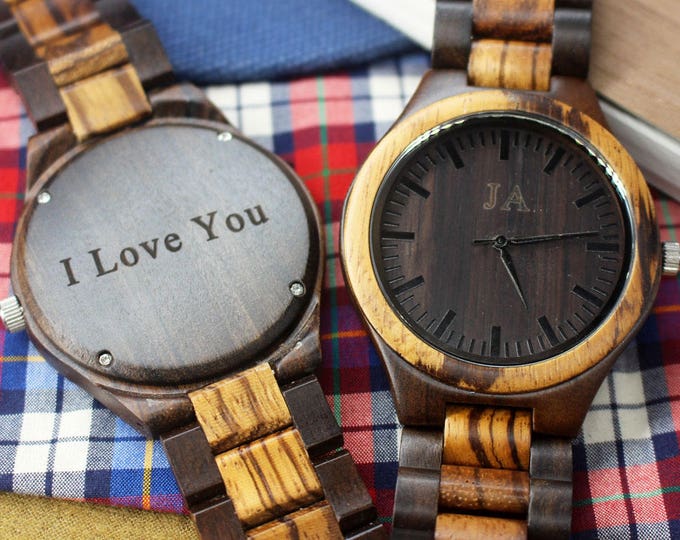 Wooden Watch Men Father of the Groom Gift for Groom Wood Watch for Boyfriend Gift for Husband Gift for Men Gift for Groomsmen Gift for Him