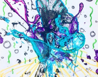 Abstract octopus | Etsy