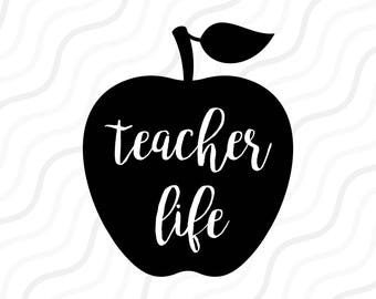 Download Teacher life svg | Etsy