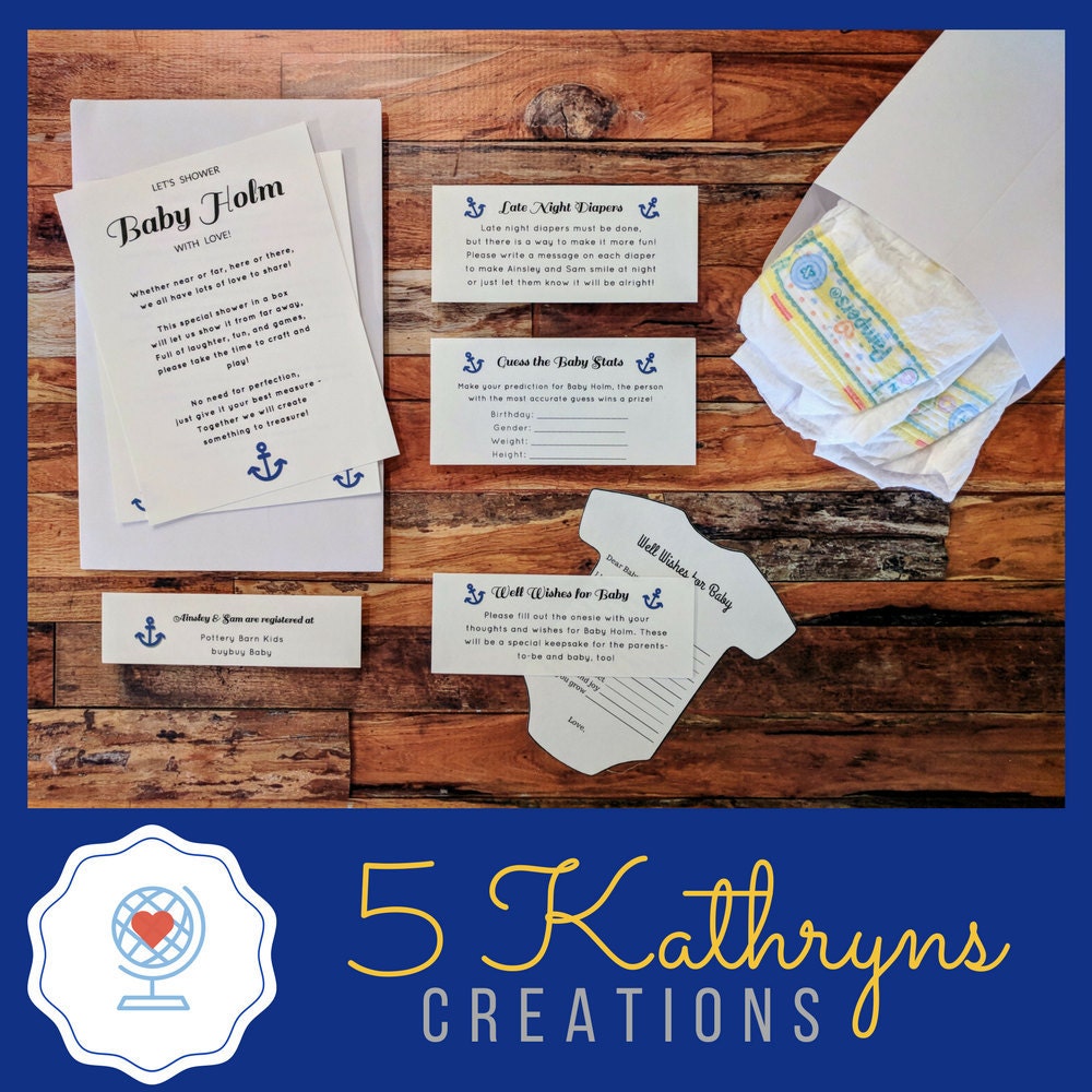 Virtual Bridal Shower Kit Long Distance Wedding Shower