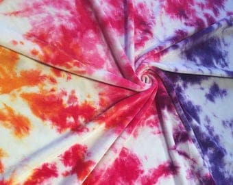 Hand Dyed Organic Bamboo Velour Blanket