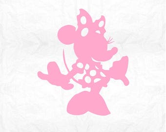 mouse SVG Clipart Cut Files Silhouette Cameo Svg for Cricut and Vinyl File cutting Digital cuts file DXF Png Pdf Eps vector