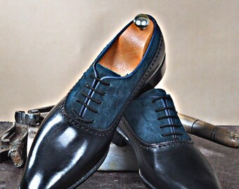 TucciPolo Mono-BB Handmade Oxford Italian Leather Mens Luxury Fashion Dress Shoe
