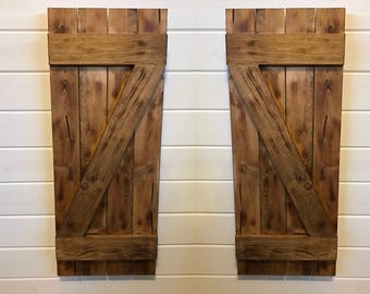barn door style rustic decorative wood shutters interior wood shutters reclaimed wood shutters - Decorative Shutters barn door style rustic decorative wood shutters interior wood shutters reclaimed wood shutters - Decorative Shutters