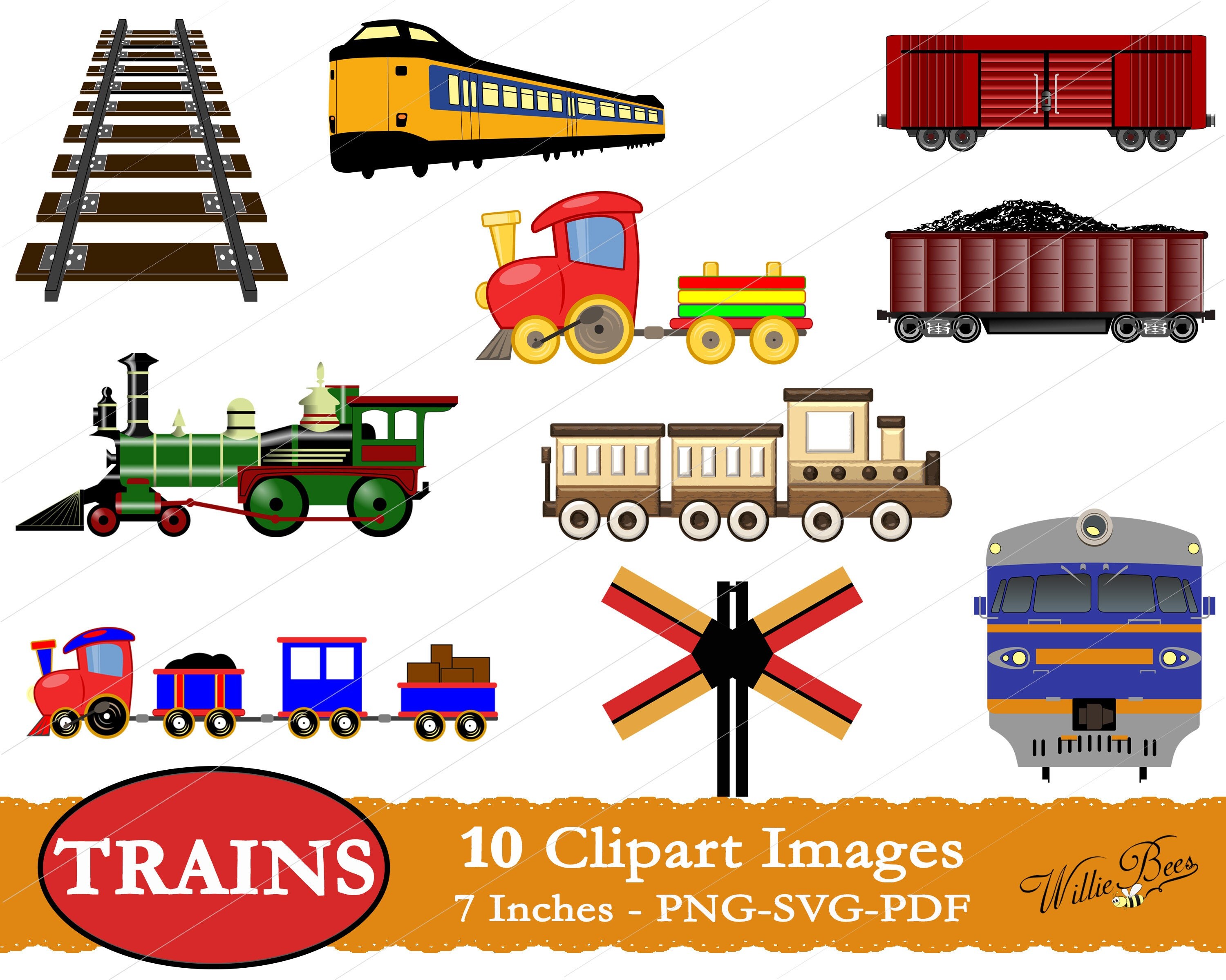 Train SVG, Railroad Tracks SVG, Railway Transportation, Railway