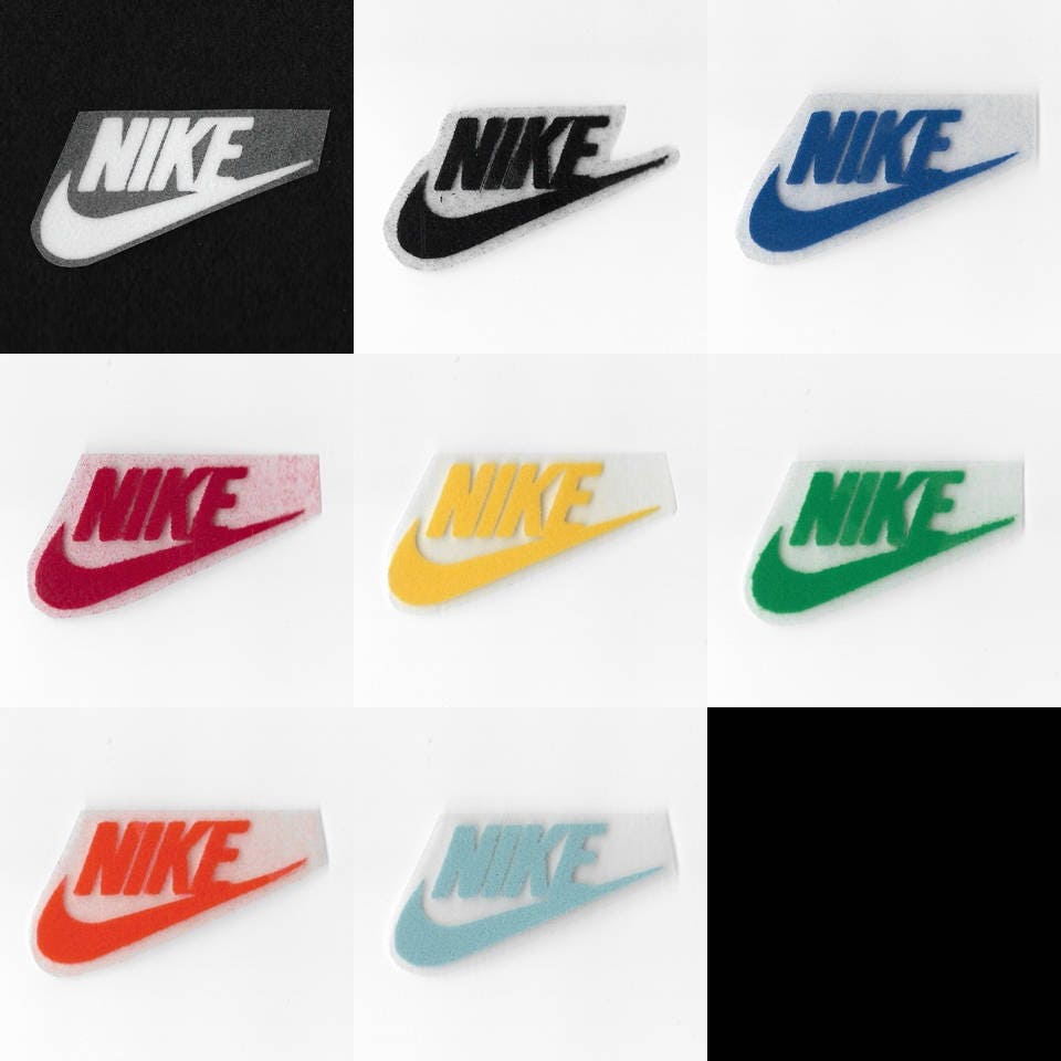 Nike With Tick Choice 8 Color Wide 2 Inches Iron On Patches