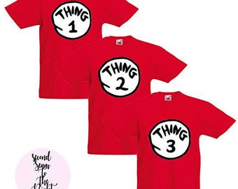 Thing 1 2 3 | Etsy