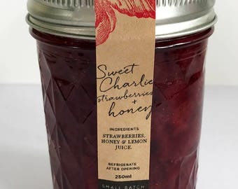 Sweet Charlie Strawberries + Honey