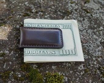 Money clip Leather money clip Magnetic money clip Money clips for men Personalized initials money clip Cash money clip Monogram money clip