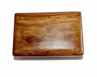 Vintage Wooden Box. Standard Tarot Size. Wooden Box. Vintage Box. Storage. Vintage Storage. Tarot Box. Card Storage Box. Trinket Box. Tarot