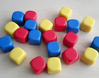 22mm Blank Dice (in lots of 5)