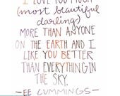 hand-lettered &amp; original art you can print by TheWhimsicalChicken