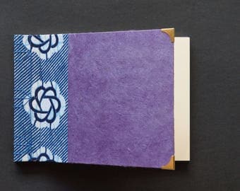 Horizontal blank book of Japanese binding
