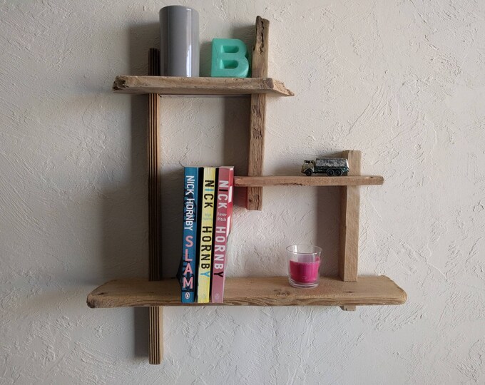 Driftwood shelf