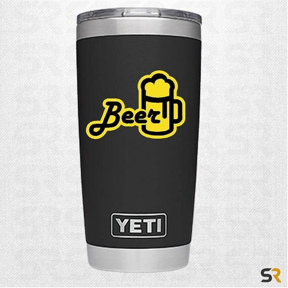 Beer Decal Beer Sticker Beer Yeti Cup Decal Beer Mug Decal