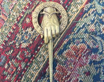 Painted SDCC Comic con Game of Thrones GOT seven 7 Hand of the King pin broach Westeros King's Landing Lannister Baratheon Stark