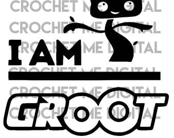 Groot Guardians of the Galaxy Nerd Geeky Save a Tree Silhouette Cutting Cut File SVG, STUDIO3, PNG Bundle Instant Download