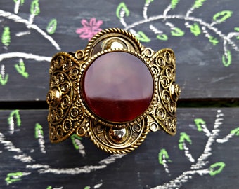 Aqeeq Bracelet/ Adjustable aqiq bracelet/ bohemian tribal jewelry/ afghan jewelry/ kuchi bracelet
