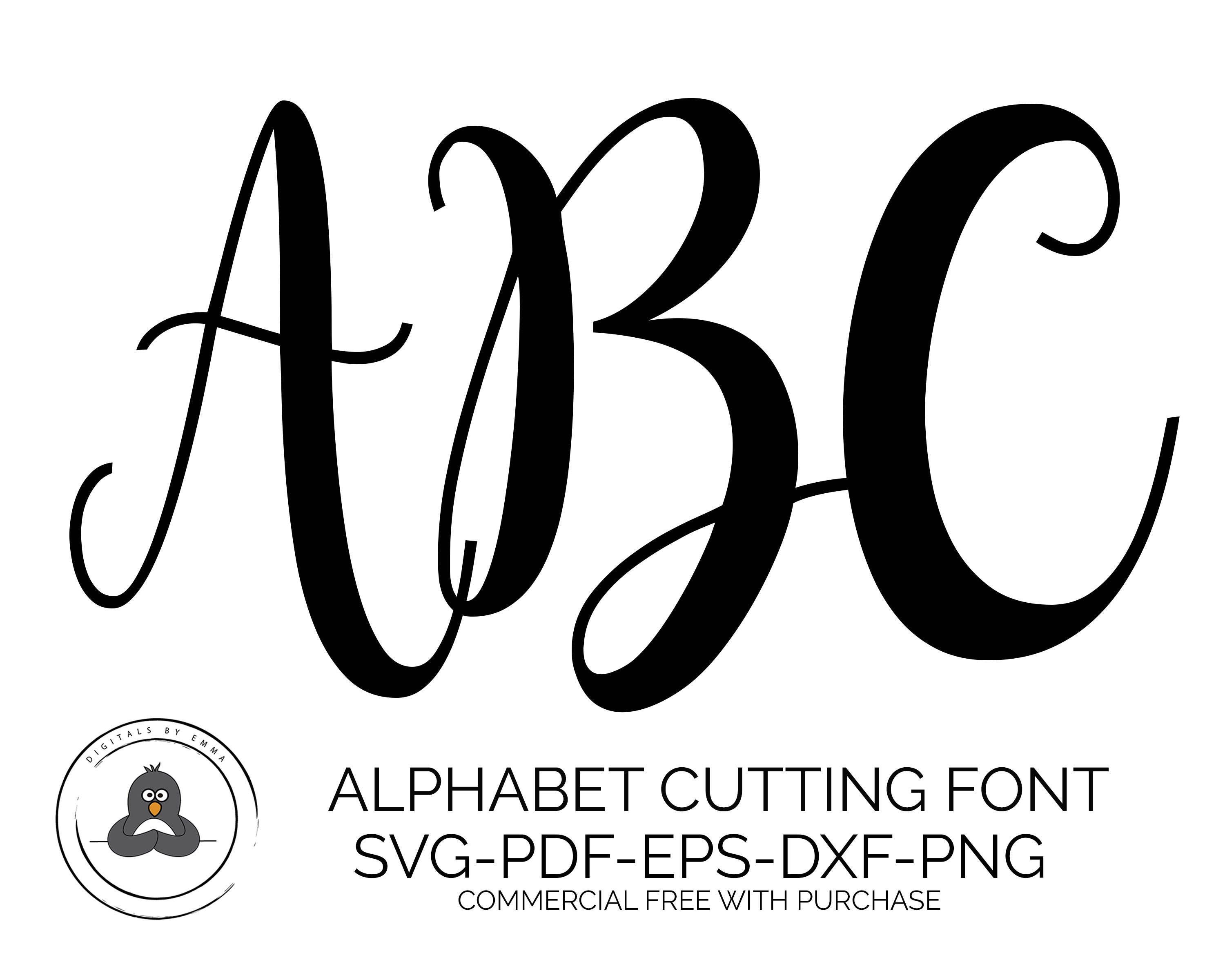 cute cursive font silhouette cameo free download