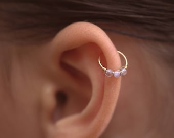 Rook Piercing,Gold Rook Piercing,rook piercing jewelry,tiny rook hoop,rook jewelry,rook piercing 22g,rook earring,thin rook piercing