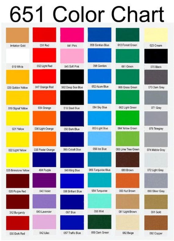 oracal 651 color chart 63