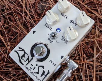 Custom Zen-ish Overdrive Guitar Pedal. Your Name on the Front, Your Choice of Colors, Knobs and LEDs.