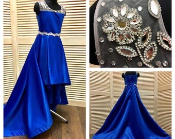 Royal blue dress | Etsy