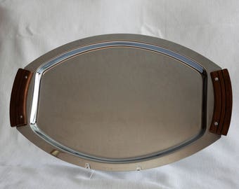 Mid Century Kromex Oval Tray