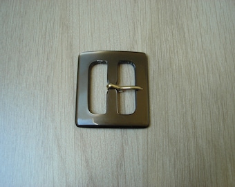 Brown Pearl belt buckle