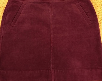 LOFT Corduroy Mini Skirt