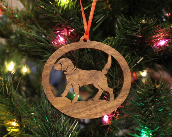 Ornament - Dog - Walnut