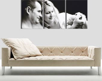 Canvas triptych evolution 3 x(30x40) frame 3D (28 mm)