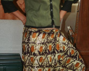 Ethnic Mandarin collar shirt