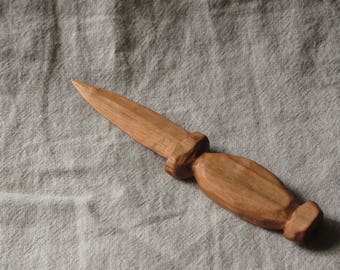 Hand-Carved Black Cherry Sghian-Dubh