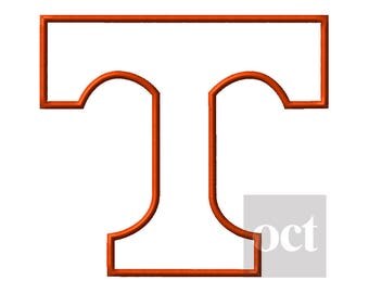 6 Size* Tennessee Volunteers Applique Embroidery Designs Football Embroidery Designs PES Football Logo College Football - Instant Download