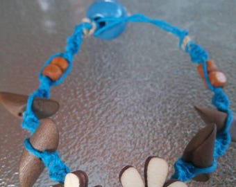 Beach themed hemp bracelet