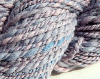 Cochineal & Indigo-Natural Dye Handspun Yarn