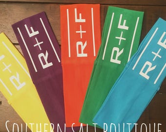 R + F Headband - Customized Headband - Qty 10