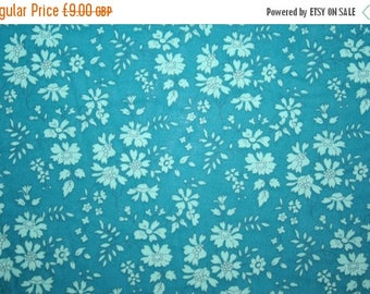 SUMMER SALE Special offer! Liberty Tana Lawn "CAPEL" teal 0.50 metre