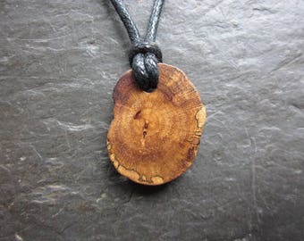 Rare Natural Wood Pendant - Gorse/Furze - for Passion.