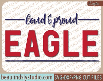 Eagle SVG, Eagles Team SVG, Team Sport SVG File, Any Sport svg, Football Mom svg, svg File For Silhouette, svg File For Cricut Project