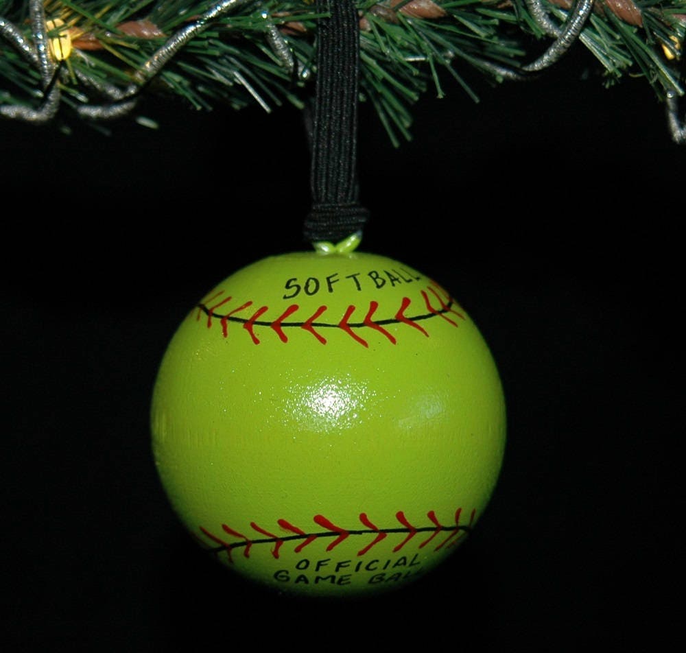SOFTBALL Ornament Personalized