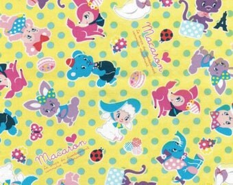 Kokka Japanese Textiles - Baby Macaron in Yellow