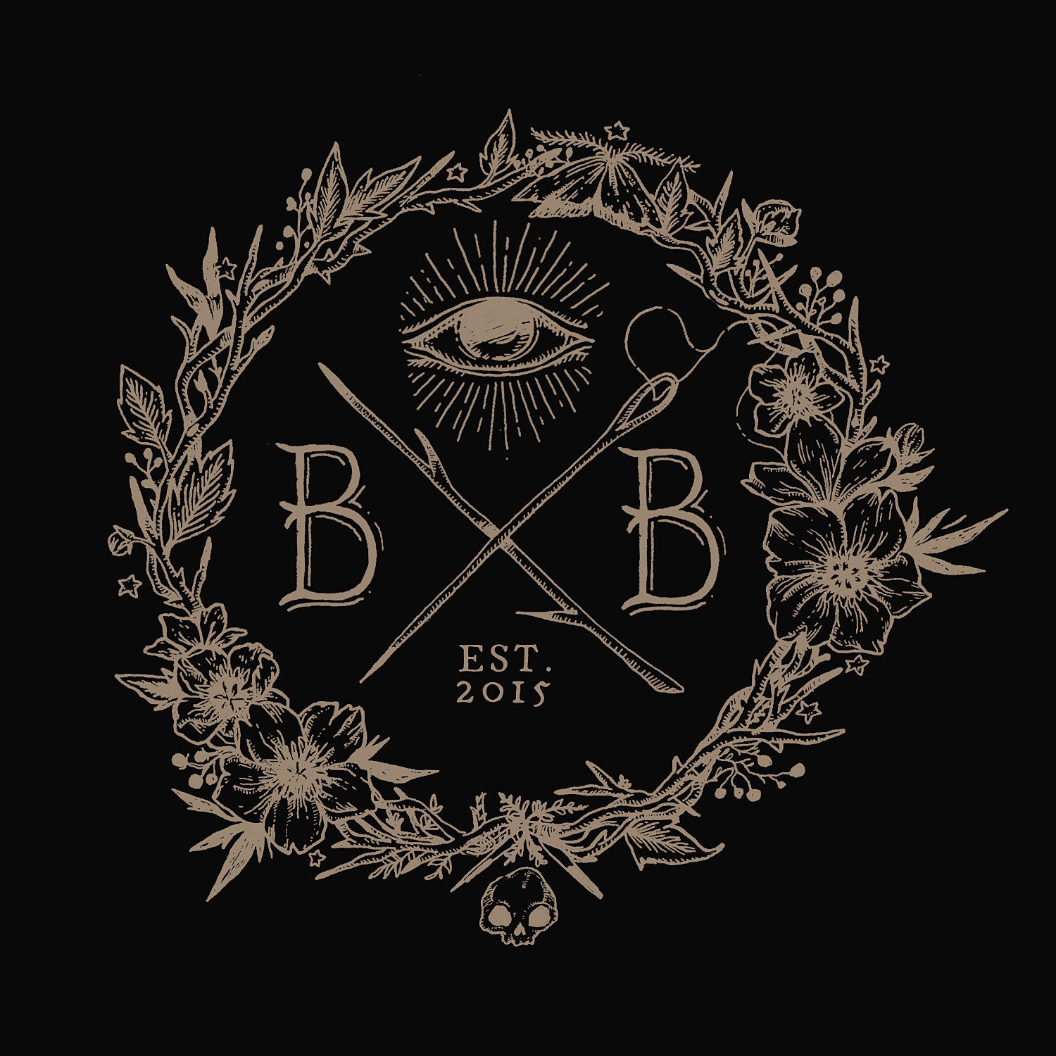 Salem Witch House Primitive Cross Stitch Pattern