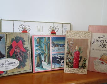 Christmas card box Etsy
