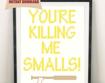 You're Killing Me Smalls - Cross Stitch Pattern – The Sandlot Inspired - Dinosaur - INSTANT DOWNLOAD