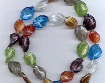 Wavy beads | Etsy - Wavy Glass Wall Beads