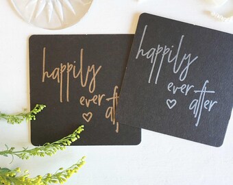 Coasters Wedding, Table Decorations, Gold Coasters, Silver Coasters, For Drinks, Wedding Coaster, Wedding Favors, Letterpress Coasters