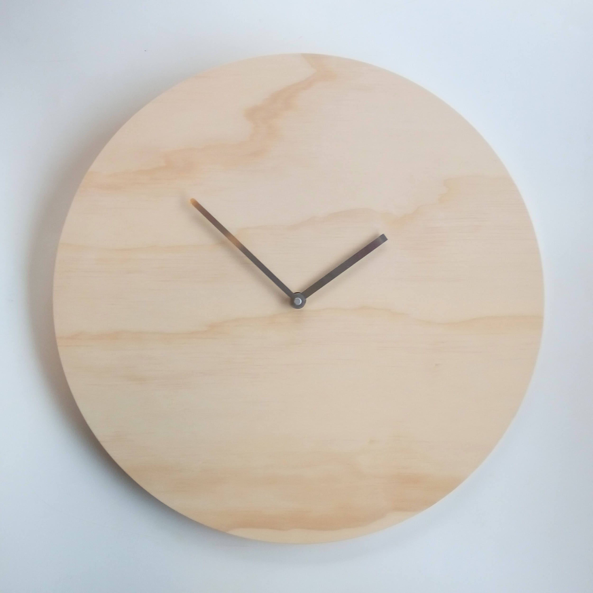 Objectify Plywood Wall Clock Extra Large